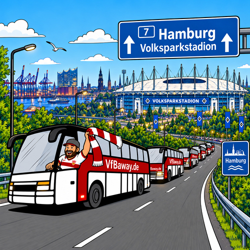 Hamburger SV - VfB Stuttgart - Busfahrt ohne Eintrittskarte