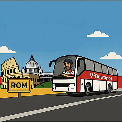 AS Rom - VfB Stuttgart - Busfahrt